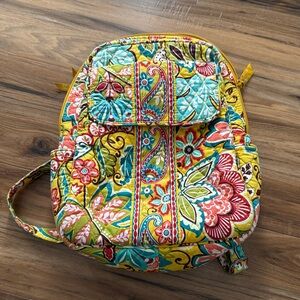Floral quilted Vera Bradley backpack